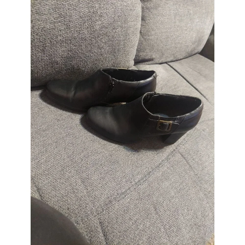 New Collection By Clarks Gladys Ankle Boot‎ For Women Sz 8.5M-black Winter